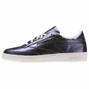 Adidasy Damskie Reebok Club C 85 S Shine Królewski Niebieski Ciemny Niebieskie/Białe PL 45NXITP